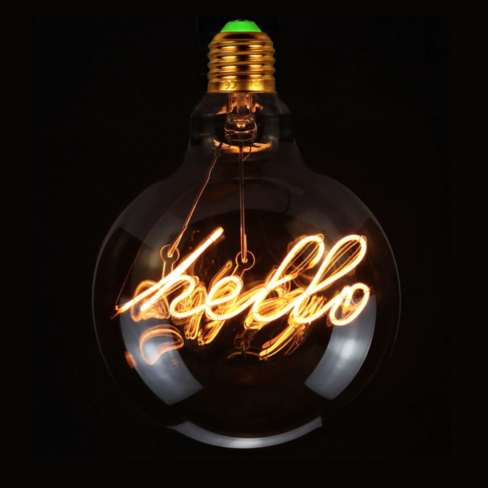 Mogelijk repertoire dorp Vintage Gloeilamp | LED-Lamp Hello | Grote Fitting E27 | 4W