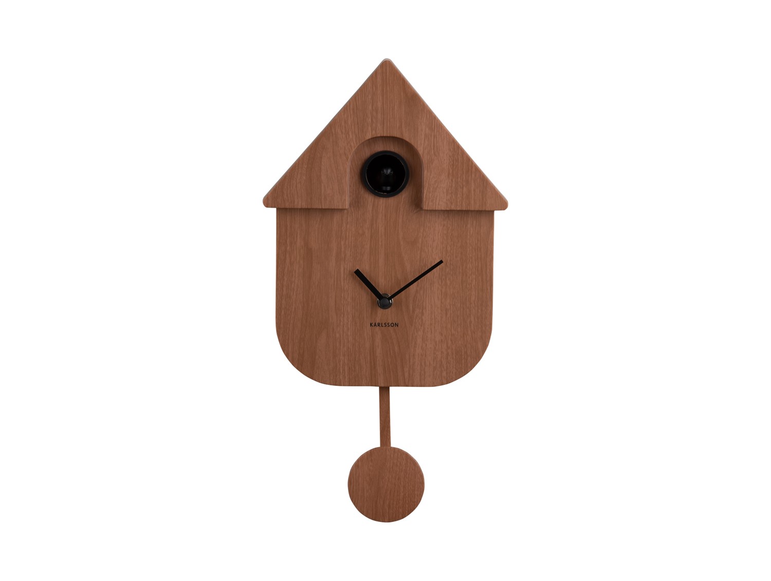 Karlsson wandklok cuckoo klok donker hout bruin