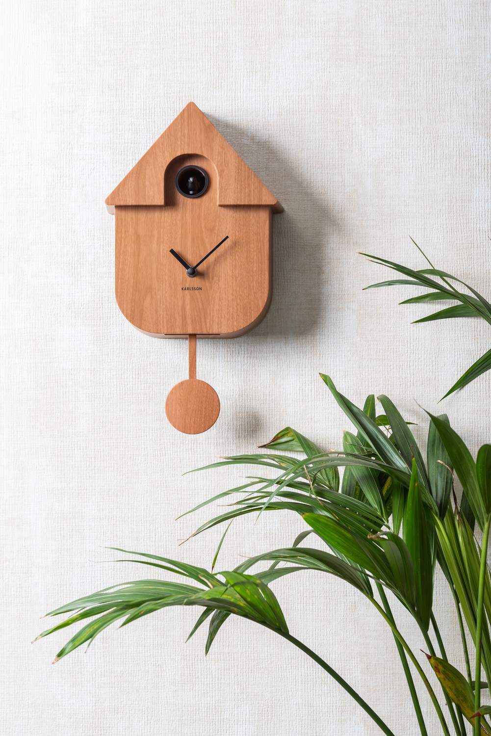 Karlsson wandklok cuckoo klok donker hout bruin