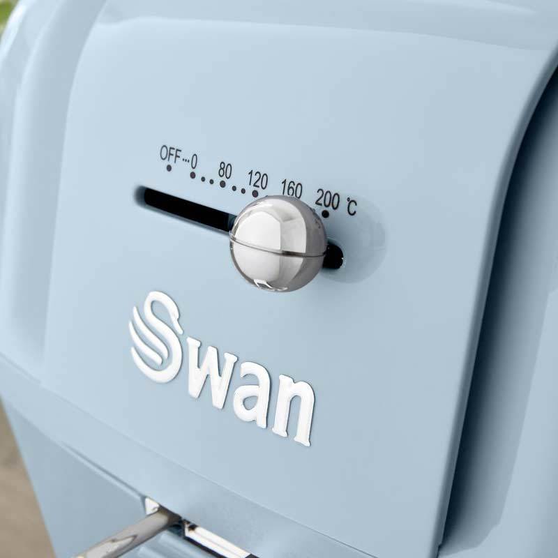 Swan Retro 6 Liter AirFryer Blauw 