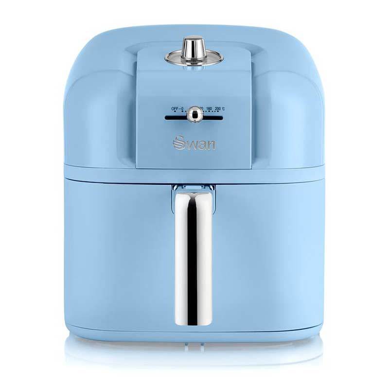 Swan Retro 6 Liter AirFryer Blauw 